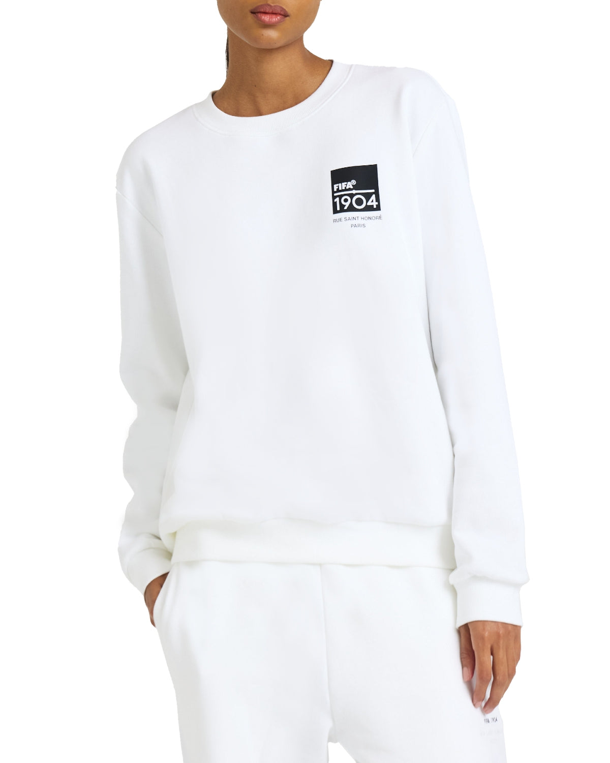 FIFA 1904 White Square Crewneck - Unisex - Image 3