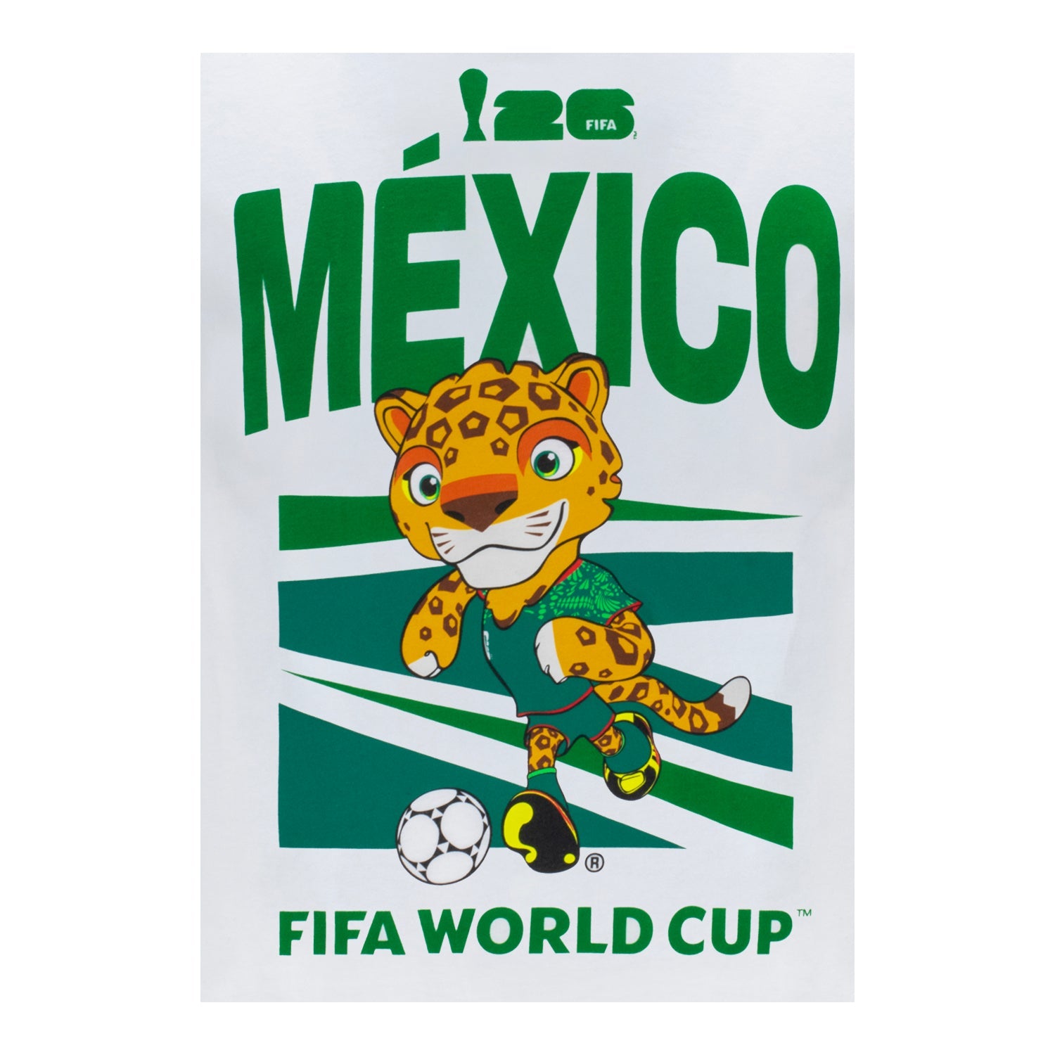 FIFA World Cup 2026? Mexico Mascot White T-Shirt - Unisex - Image 3