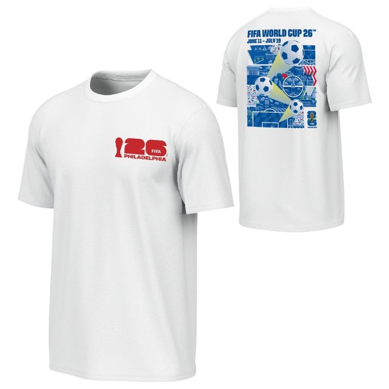 FIFA World Cup 2026? Philadelphia Poster White T-Shirt - Unisex