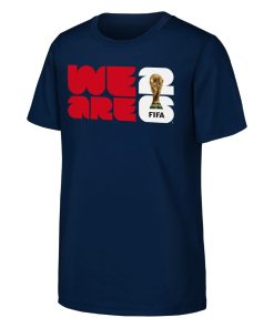FIFA World Cup 2026? 'We Are' 2026 Emblem Navy T-Shirt - Youth