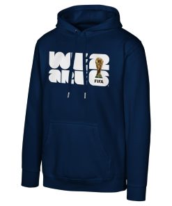 FIFA World Cup 2026? 'We Are' 26 Emblem Navy Hoodie - Unisex
