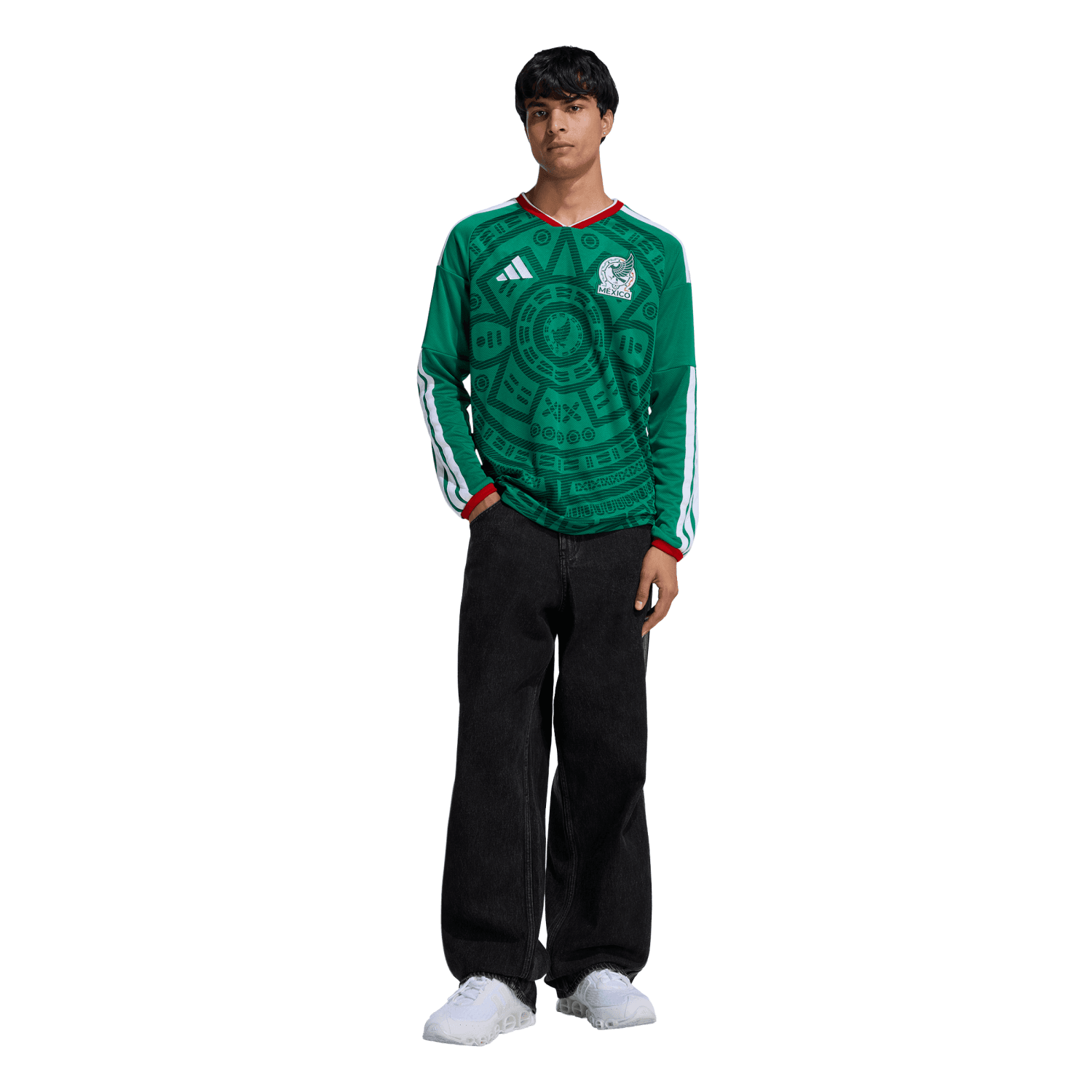 Mexico 2026 Home Long Sleeve Jersey - Men's - Image 4