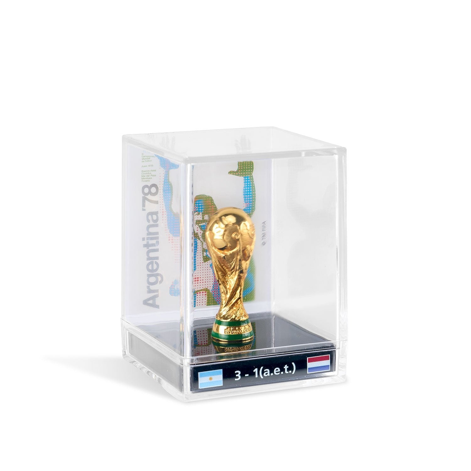45mm Licensed 1978 FIFA World Cup Replica Trophy - Image 2