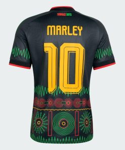 Jamaica 26 Away Marley 10 Jersey - Men's